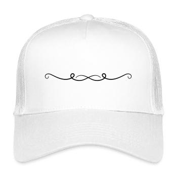 Ornament Line - Kids’ Trucker Cap - white - Front