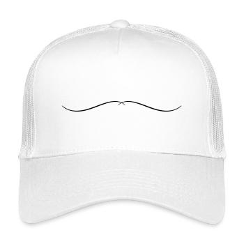 Ornament Line - Kids’ Trucker Cap - white - Front