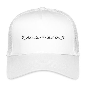 Ornament Line - Kids’ Trucker Cap - white - Front