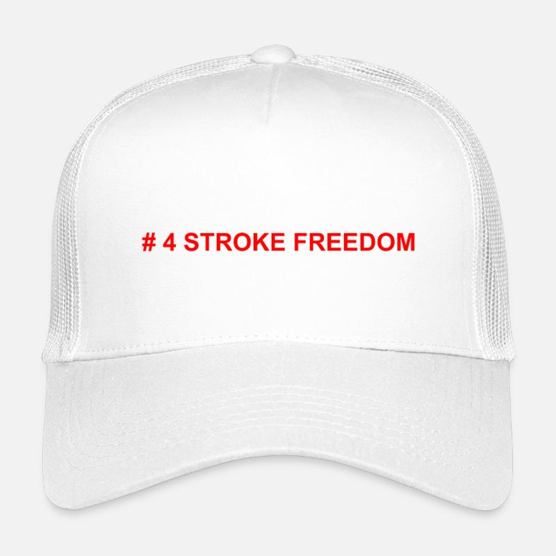 # 4 LIBERTÉ DE COUPS - Casquette trucker enfant - blanc