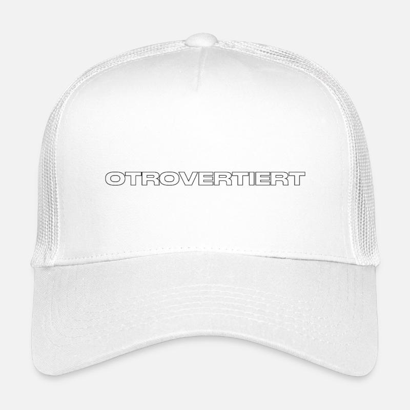 Otrovertiert - Kinder Trucker-Cap - Weiß
