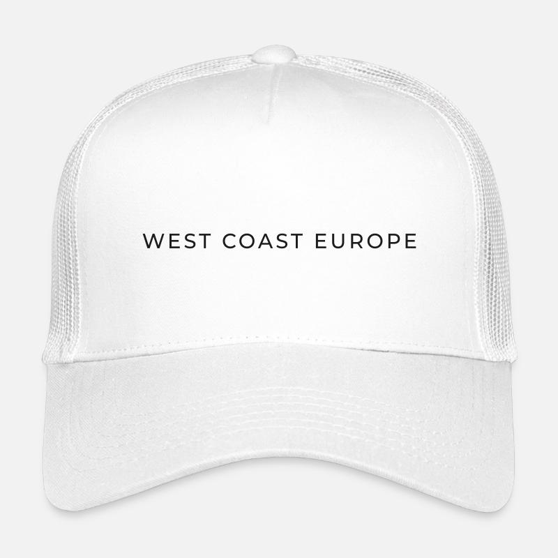 WESTKÜSTE EUROPAS – Atlantischer Stil - Kinder Trucker-Cap - Weiß
