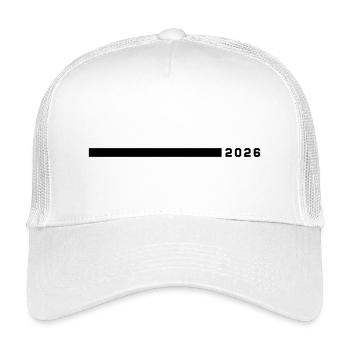 2026 Line - Kids’ Trucker Cap - white - Front