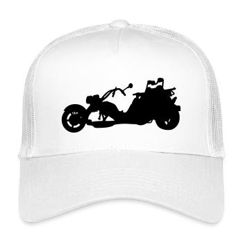 trike - Kids’ Trucker Cap - white - Front