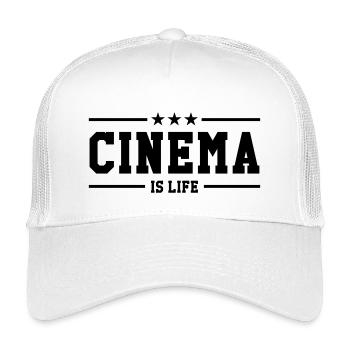 Cinema is life - Casquette trucker enfant - blanc - Devant