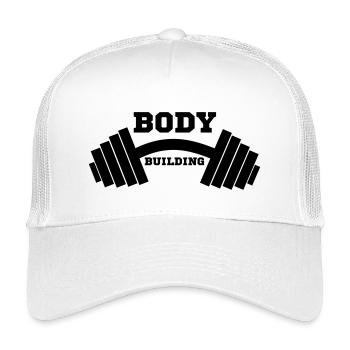 culturiste, musculation,fitness,entraînement,bête - Casquette trucker enfant - blanc - Devant