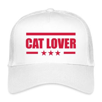 Cat Lover - Kids’ Trucker Cap - white - Front