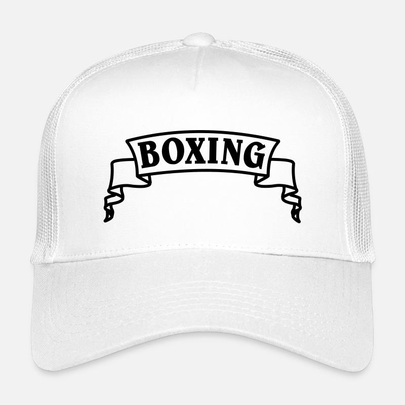 Texte de boxe en fanion ou bannière Casquette trucker enfant