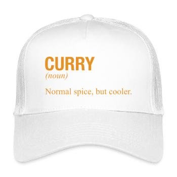 CURRY - Kinder Trucker-Cap - Weiß - Vorne