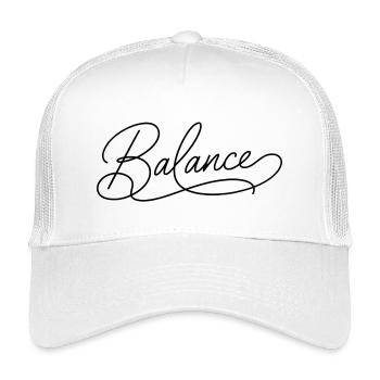 Balance - Kinder Trucker-Cap - Weiß - Vorne