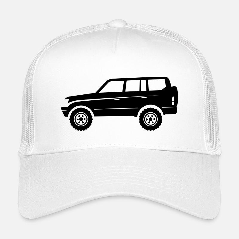 Offroad Adventure SUV - Kinder Trucker-Cap - Weiß