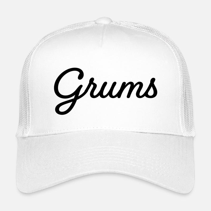 Grums schwarz Kinder Trucker-Cap