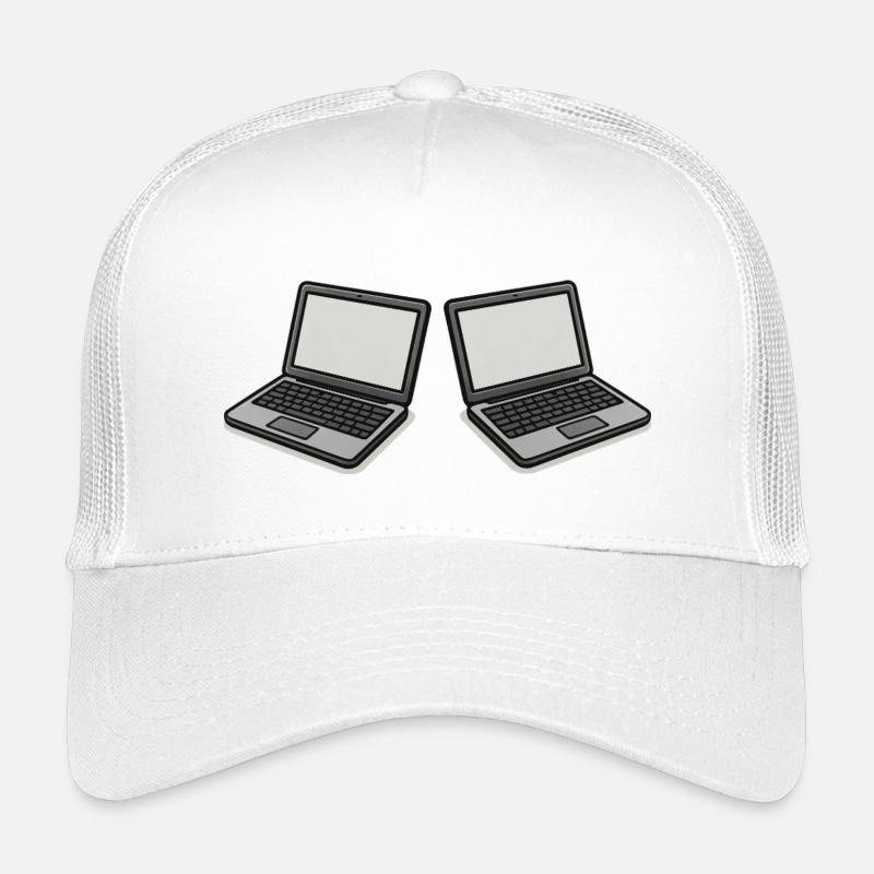 Doppel-Laptop  Kinder Trucker-Cap