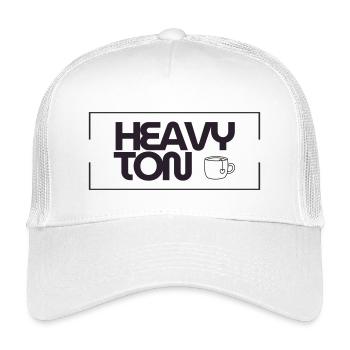 HeavyTon - Kinder Trucker-Cap - Weiß - Vorne