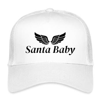 Design-Datei fehlt - Kinder Trucker-Cap - Weiß - Vorne