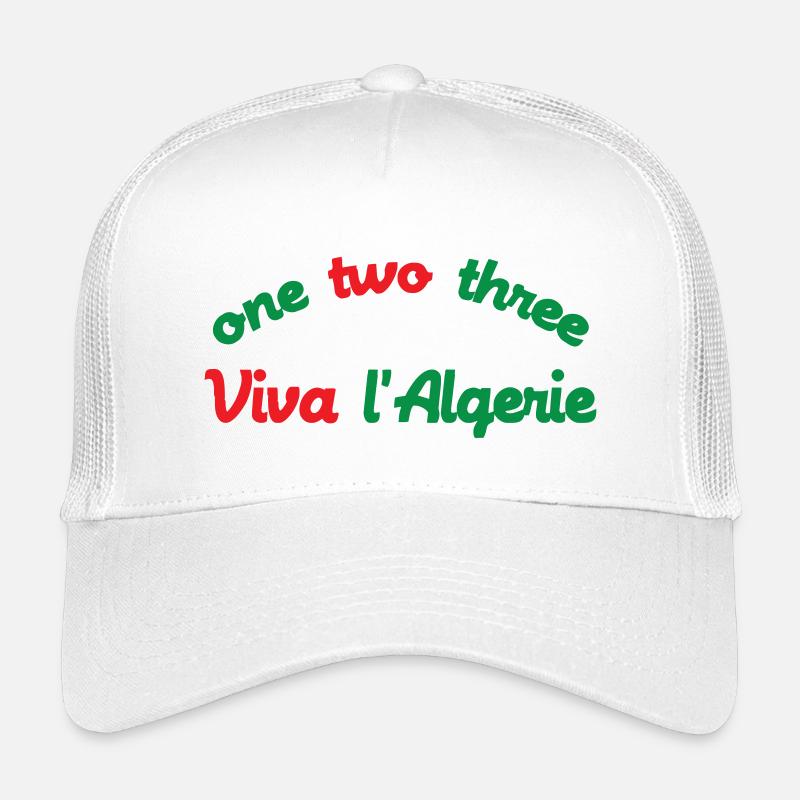 Eins zwei drei Viva l'Algérie Kinder Trucker-Cap