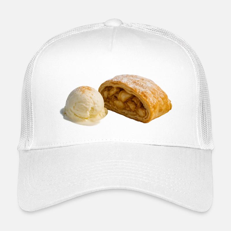 Apfelstrudel mit Vanilleeis Kinder Trucker-Cap