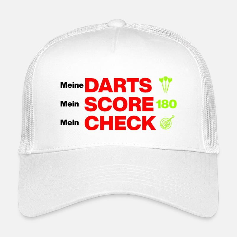 Mes fléchettes, mon score, mon chèque Casquette trucker enfant