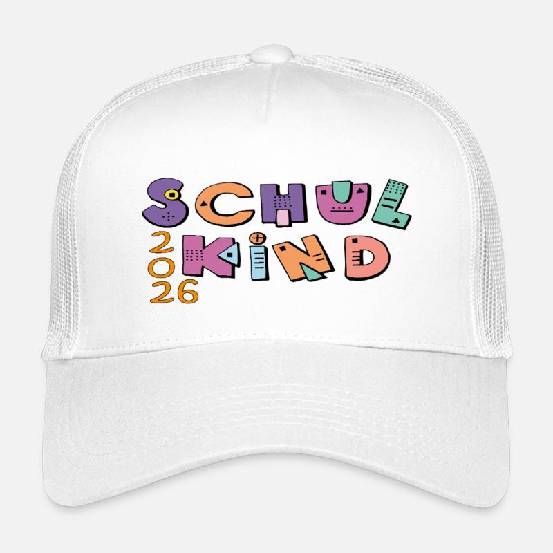 Schulkind 2026  Bunte Buchstaben Kinder Trucker-Cap