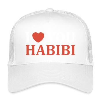 Ich liebe dich, Habibi. - Kinder Trucker-Cap - Weiß - Vorne