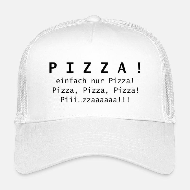 Pizza! just pizza. - Kids’ Trucker Cap - white
