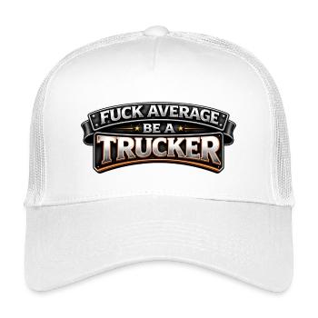 Fier camionneur – passion sur la route - Casquette trucker enfant - blanc - Devant