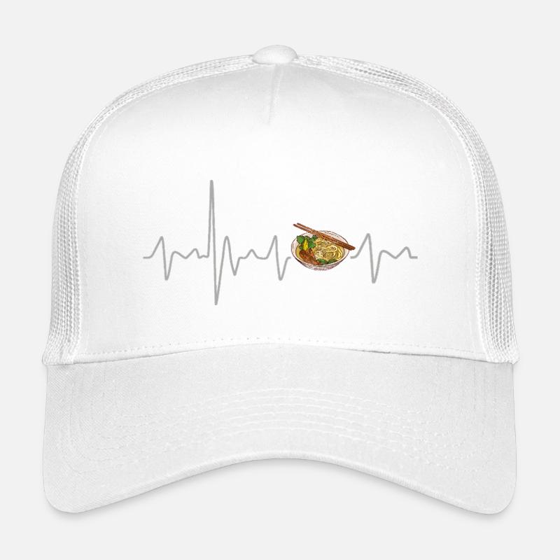 Pho Soup with Heartbeat Noodle Soup Vietnam Design Kids’ Trucker Cap