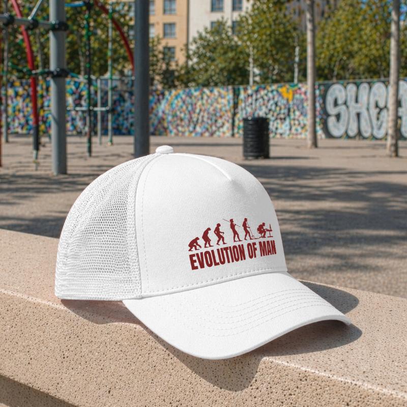 Computer PC Evolution Computer Scientist Programmer Kids’ Trucker Cap