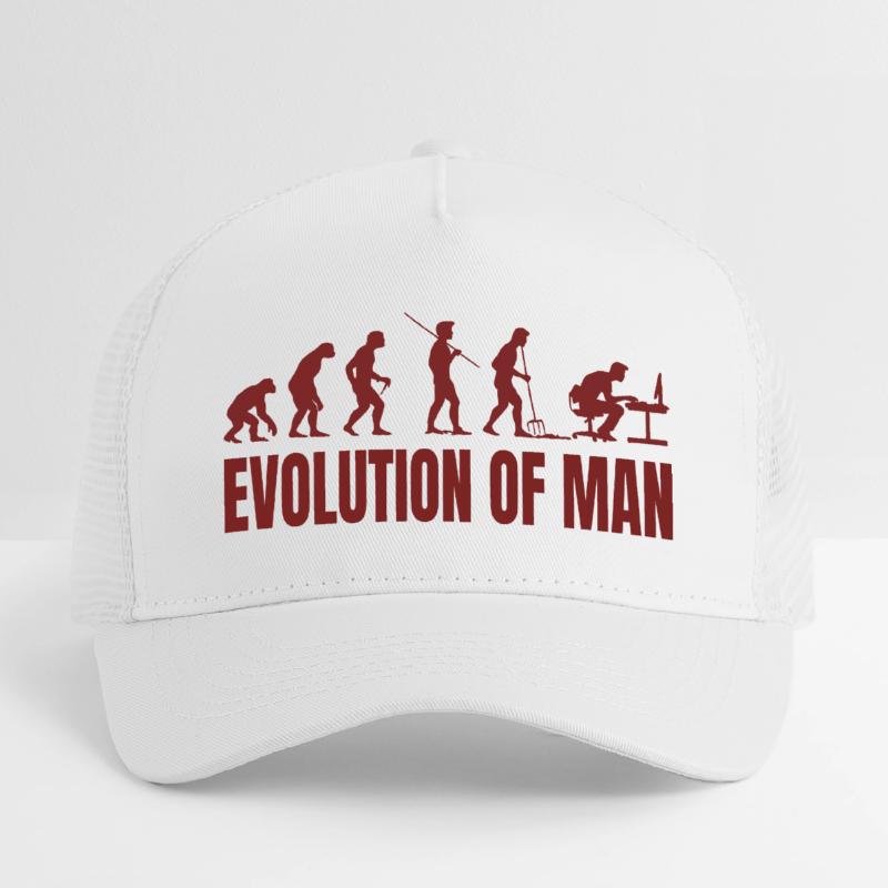 Computer PC Evolution Computer Scientist Programmer Kids’ Trucker Cap