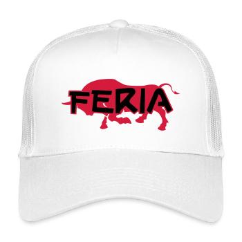 Feria - Casquette trucker enfant - blanc - Devant