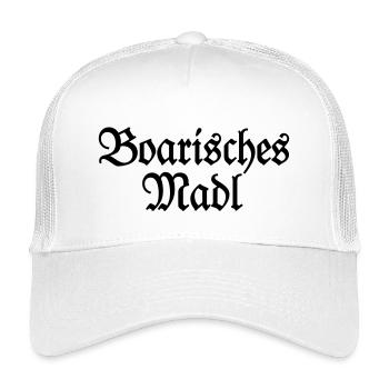 Boarisches Madl - Ein Mädel aus Bayern - Kinder Trucker-Cap - Weiß - Vorne