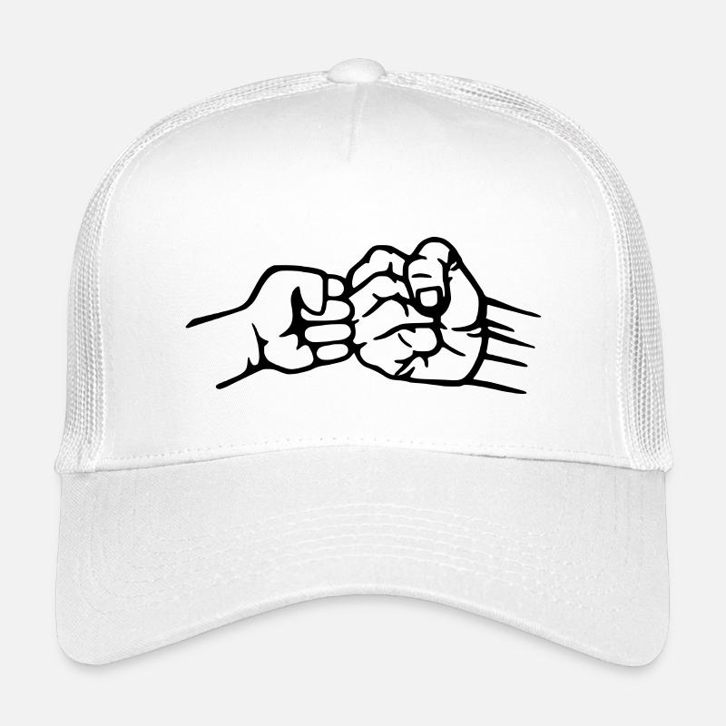 Vater und Sohn - Kinder Trucker-Cap - Weiß