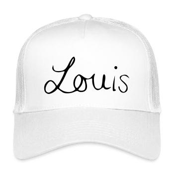 Louis - Casquette trucker enfant - blanc - Devant