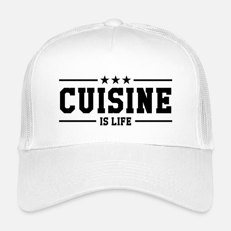 Cuisine is life Casquette trucker enfant