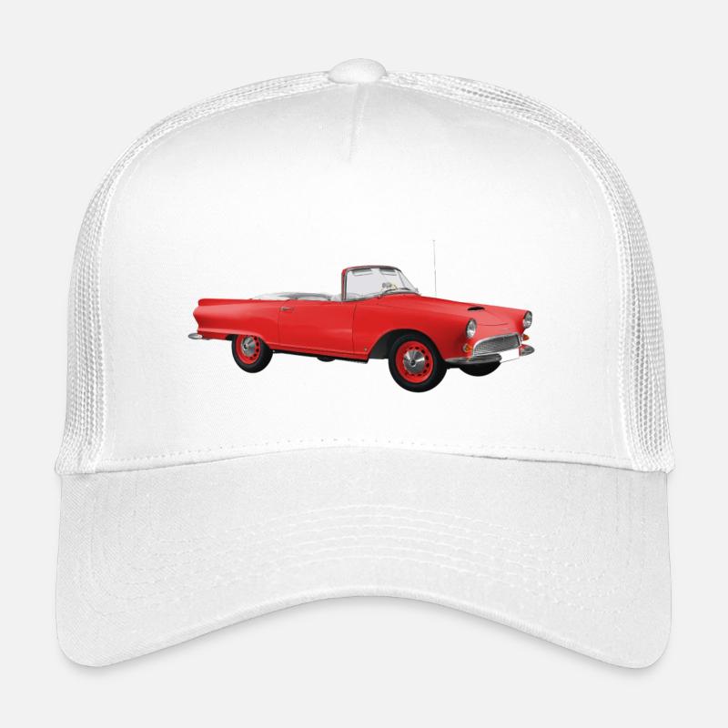 Vintage-rotes Cabriolet Kinder Trucker-Cap