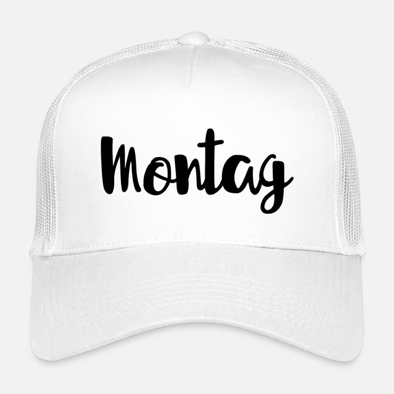 Montag Wochentag Wochenanfang Kinder Trucker-Cap