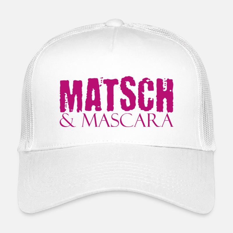 Muddy run shirt mud Matsch Laufshirt Team Mascara - Kinder Trucker-Cap - Weiß