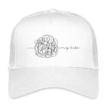 My Life - Kids’ Trucker Cap - white - Front