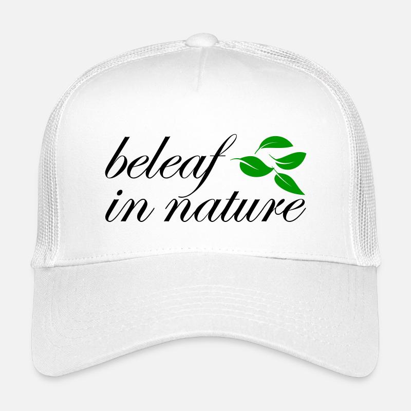 beleaf in nature - Kinder Trucker-Cap - Weiß