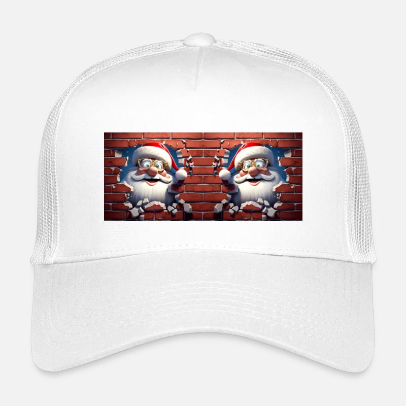 Santa Clause Tasse - Kinder Trucker-Cap - Weiß