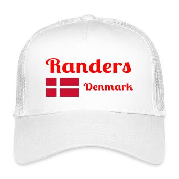 Randers Dänemark - Stylische Drucke - Kinder Trucker-Cap - Weiß - Vorne