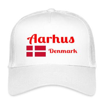 Aarhus Denmark - Stylish prints - Kids’ Trucker Cap - white - Front