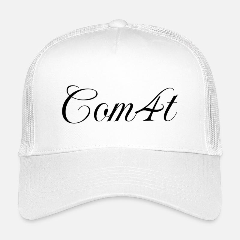 Com4t Merch – Logo Set für jeden Tag, schwarz. Kinder Trucker-Cap