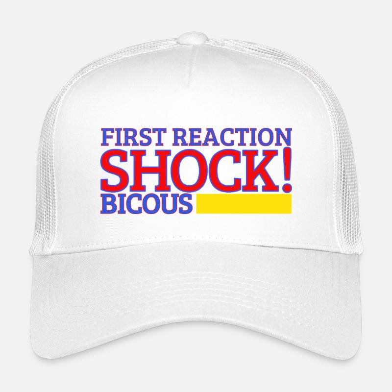 Erste Reaktion Schock - Kinder Trucker-Cap - Weiß