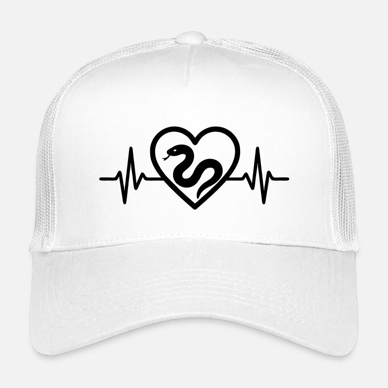 Schlange Herz Kinder Trucker-Cap