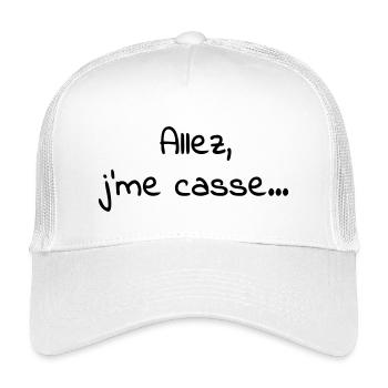 Allez_jme_casse - Kids’ Trucker Cap - white - Front