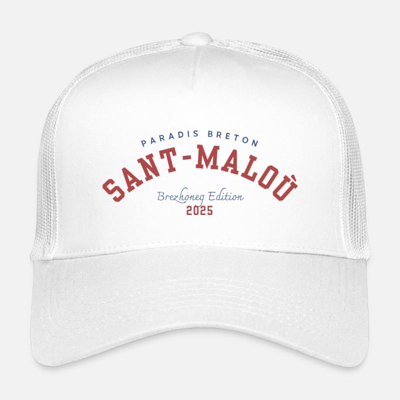 Saint-Malo 2025 - Kinder Trucker-Cap - Weiß