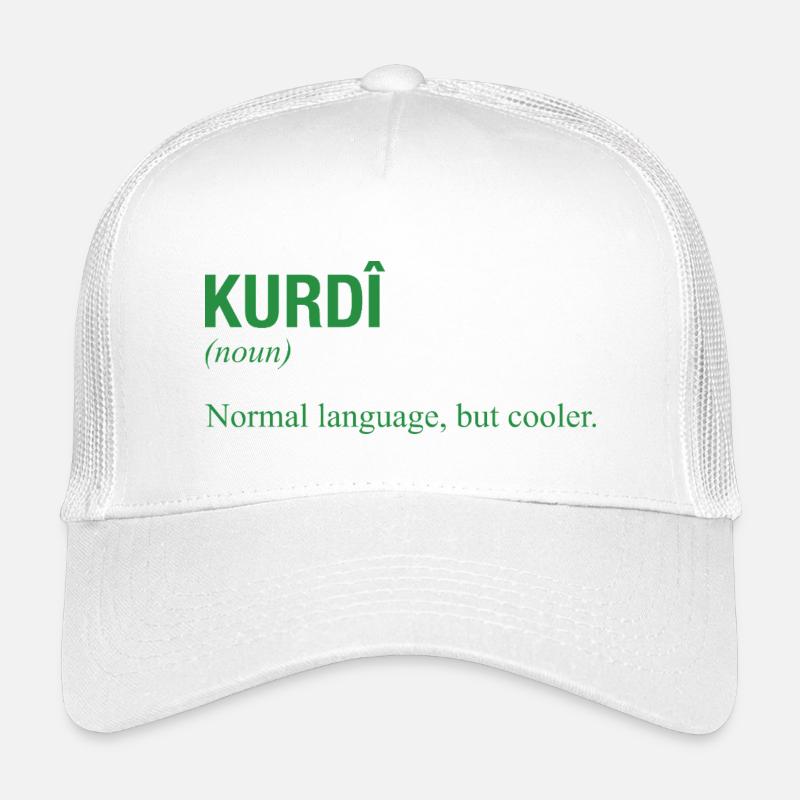 Kurdish language Kurdistan Kinder Trucker-Cap
