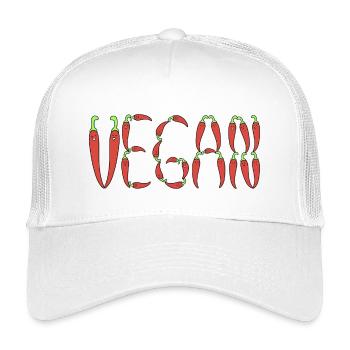 Vegan chilli - Kids’ Trucker Cap - white - Front