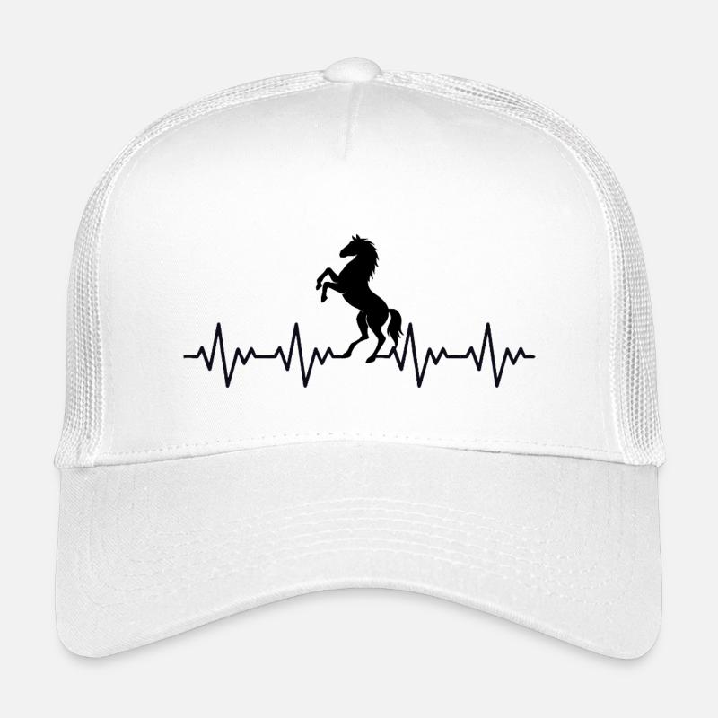 Cavalier équité, ECG Battement de cœur Casquette trucker enfant